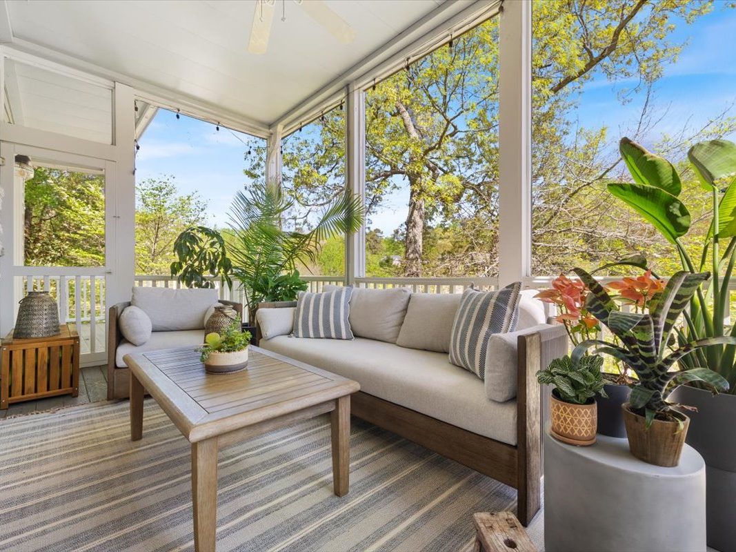Screened porch